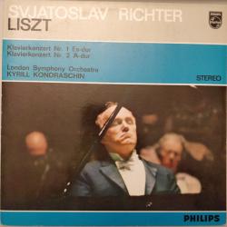 SVJATOSLAV RICHTER   LISZT Klavierkonzert Nr. 1 Es-Dur / Klavierkonzert Nr. 2 A-Dur Виниловая пластинка 