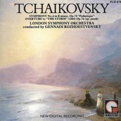 TCHAIKOVSKY Symphony No. 6 In B Minor, Op.74 "Pathetique" • Overture To "The Storm" (1864) Op.76 (Op. Posth) Фирменный CD 