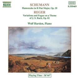 SCHUMANN Humoreske In B Flat Major, Op. 20 / Variations And Fugue On A Theme Of J.S. Bach Op. 81 Фирменный CD 