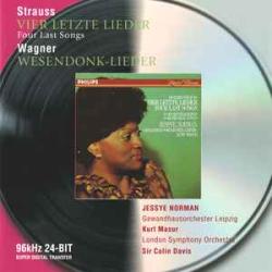 STRAUSS   WAGNER Vier Letzte Lieder / Wesendonk-Lieder Фирменный CD 