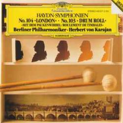 HAYDN Symphonien No. 104 »London« · No. 103 »Drum Roll« »Mit Dem Paukenwirbel = Roulement De Timbales« Фирменный CD 