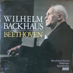 WILHELM BACKHAUS   BEETHOVEN Mondschein-Sonate, Pathétique, Appassionata Виниловая пластинка 