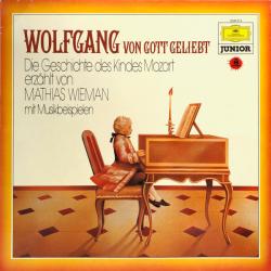 MOZART Wolfgang von Gott geliebt Виниловая пластинка 