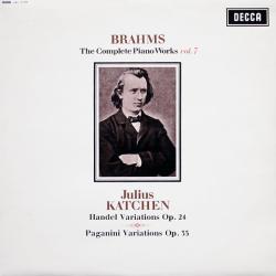 BRAHMS THE COMPLETE PIANO WORKS VOL. 7 Виниловая пластинка 