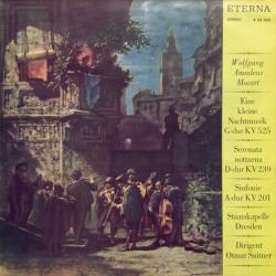 MOZART Eine Kleine Nachtmusik G-dur KV 525 / Serenata Notturna D-dur KV 239 / Sinfonie A-dur KV 201 Виниловая пластинка 
