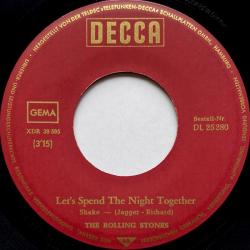 ROLLING STONES Let's Spend The Night Together / Ruby Tuesday Виниловая пластинка 