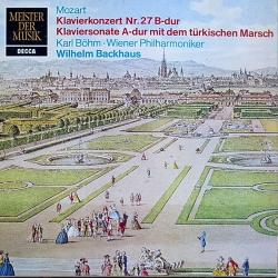MOZART Klavierkonzert Nr. 27 B-dur / Klaviersonate A-dur Mit Dem Türkischen Marsch Виниловая пластинка 