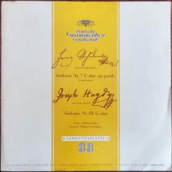 Schubert, Haydn - Wilhelm Furtwängler Sinfonie Nr. 7 C-Dur Op. Posth. (3. Und 4. Satz) * Sinfonie Nr. 88 G-Dur Виниловая пластинка 
