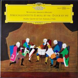MOZART Streichquintette G-moll KV 516 - D-dur KV 593 Виниловая пластинка 