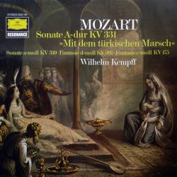 MOZART Sonate A-dur KV 331 "Mit Dem Türkischen Marsch" / Sonate A-moll KV 310 / Fantasie D-moll KV 397 / Fantasie C-moll KV 475 Виниловая пластинка 