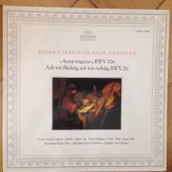 BACH »Actus Tragicus«, BWV 106 / Ach Wie Flüchtig, Ach Wie Nichtig, BWV 26 Виниловая пластинка 
