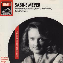 SABINE MEYER Weber, Mozart, Strawinsky, Poulenc, Mendelssohn, Rossini, Schumann Фирменный CD 