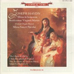HAYDN Missa In Honorem Beatissimae Virginis Mariae (Great Organ Mass) • Missa Sancti Nicolai Фирменный CD 