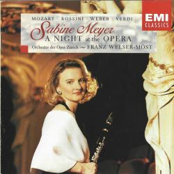 SABINE MEYER A Night At The Opera Фирменный CD 