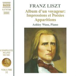 LISZT Album D'un Voyageur: Impressions Et Poésies • Apparitions Фирменный CD 