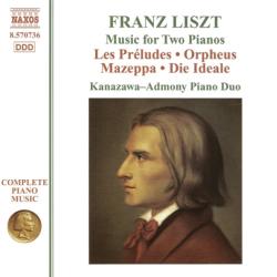 LISZT Music For Two Pianos: Les Préludes • Orpheus • Mazeppa • Die Ideale Фирменный CD 