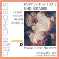 Hans-Martin Linde, Konrad Ragossnig Meister Der Flöte Und Gitarre Фирменный CD 