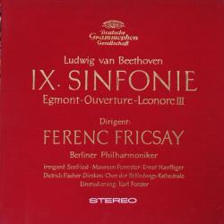 BEETHOVEN IX. Sinfonie - Egmont-Ouverture - Leonore III LP-BOX 