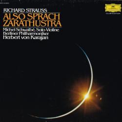 RICHARD STRAUSS ALSO SPRACH ZARATHUSTRA Виниловая пластинка 
