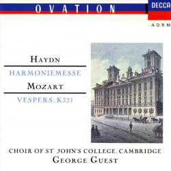 Haydn / Mozart Harmoniemesse; Vespers, K321 Фирменный CD 