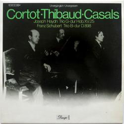 CORTOT   THIBAUD   CASALS Trio G-Dur Hob. XV: 25 / Trio B-Dur D. 898 Виниловая пластинка 