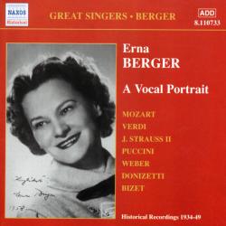 ERNA BERGER A Vocal Portrait Фирменный CD 