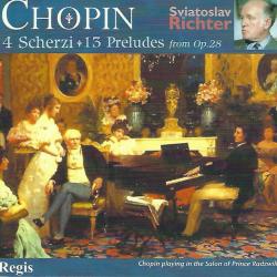 Chopin - Sviatoslav Richter Four Scherzi, 13 Preludes From Op.28 Фирменный CD 