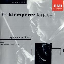 Brahms, Klemperer Symphonien 2 & 3 Фирменный CD 