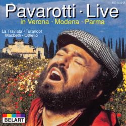 LUCIANO PAVAROTTI Live In Verona - Modena - Parma Фирменный CD 