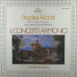 PERGOLESI   RICCOTTI 6 Concerti Armonici Виниловая пластинка 
