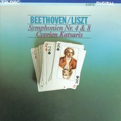 Beethoven / Liszt, Cyprien Katsaris Symphonien Nr. 4 & 8 Фирменный CD 