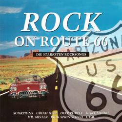 VARIOUS Rock On Route 66 - Die Stärksten Rocksongs Фирменный CD 
