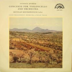 DVORAK   MSTISLAV ROSTROPOVICH Concerto For Violoncello And Orchestra Виниловая пластинка 