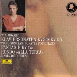 MOZART Klaviersonaten KV 310 . KV 457 . Fantasie KV 475 . Rondo Фирменный CD 