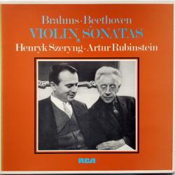 Brahms / Beethoven - Henryk Szeryng, Arthur Rubinstein Violin Sonatas LP-BOX 