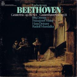 BEETHOVEN Geistertrio Op.70, Nr.1 / Gassenhauertrio Op. 11 Виниловая пластинка 