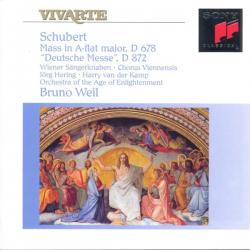 SCHUBERT Mass In A-Flat Major, D 678 / "Deutsche Messe", D 872 Фирменный CD 