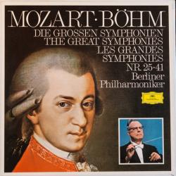 MOZART, KARL BOHM Die Grossen Symphonien Nr.25-41 LP-BOX 