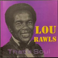 Lou Rawls THAT'S SOUL Фирменный CD 