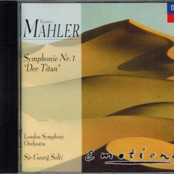 MAHLER Symphonie Nr. 1 Фирменный CD 