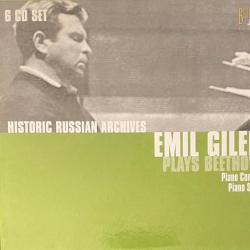 EMIL GILELS Historic Russian Archives • Emil Gilels Plays Beethoven CD-Box 