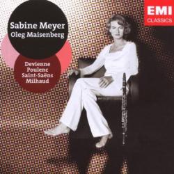 Sabine Meyer, Oleg Maisenberg Devienne, Poulenc, Saint-Saëns, Milhaud Фирменный CD 