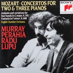 MOZART Concertos For Two & Three Pianos - Andante And Variations For Four Hands In C Major, K. 501 - Fantasia In F Minor, K. 608 Фирменный CD 