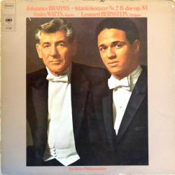 BRAHMS   ANDRE WATTS   LEONARD BERNSTEIN Klavierkonzert Nr. 2 B dur Op. 83 Виниловая пластинка 