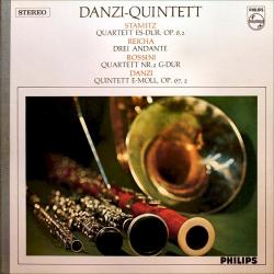 DANZI-QUINTETT STAMITZ REICHA ROSSINI DANZI Stamitz: Quartett Es-dur, Op. 8,2 • Reicha: Drei Andante • Rossini: Quartett Nr.2 G-dur • Danzi: Quintett E-mol, Op. 67,2 Виниловая пластинка DANZI-QUINTETT STAMITZ REICHA ROSSINI DANZI Stamitz: Quartett Es-dur, Op. 8,2 • Reicha: Drei Andante • Rossini: Quartett Nr.2 G-dur • Danzi: Quintett E-mol, Op. 67,2 Виниловая пластинка