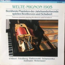 BEETHOVEN / SCHUBERT Welte Mignon 1905 Фирменный CD 