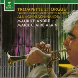 MAURICE ANDRE, Marie-Claire Alain Trompette Et Orgue Фирменный CD 