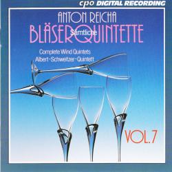 Anton Reicha - Albert-Schweitzer-Quintett Sämtliche Bläserquintette Vol. 7 Фирменный CD 