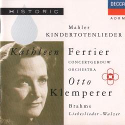 MAHLER   BRAHMS Kindertotenlieder / Liebeslieder-Walzer Фирменный CD 