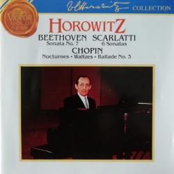 Scarlatti / Beethoven / Chopin - Horowitz Sonata No. 7 / 6 Sonatas / Nocturnes • Waltzes • Ballade No. 3 Фирменный CD 
